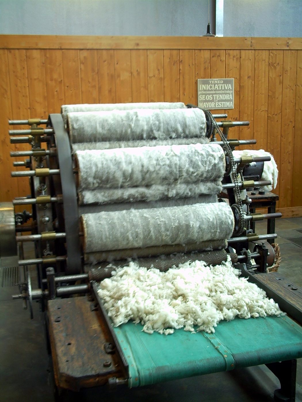 Opened Textile Fiber